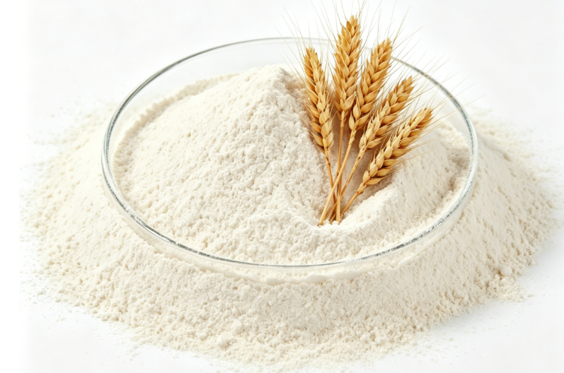 تصوير ماكرو لحبوب القمح (Triticum aestivum)